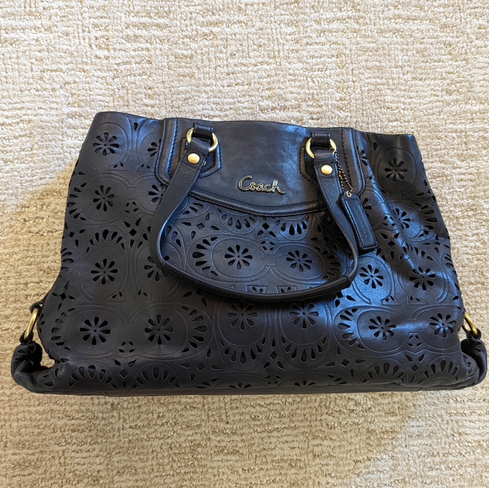 Coach Black Purse - Perfect for work!